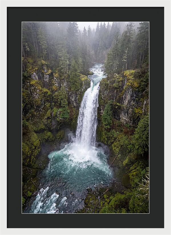 Majestic Waterfall In Nature