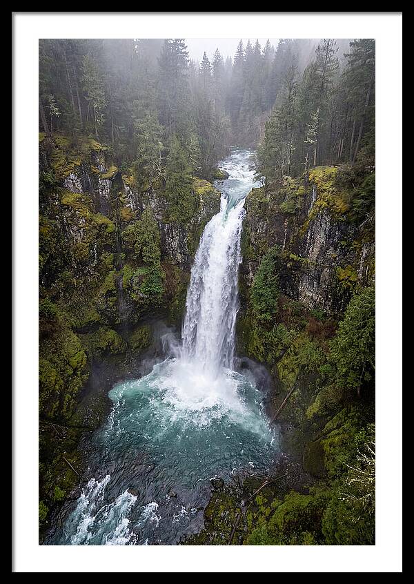 Majestic Waterfall In Nature