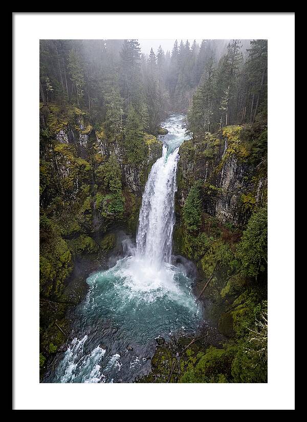 Majestic Waterfall In Nature
