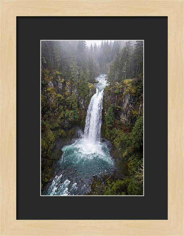 Majestic Waterfall In Nature