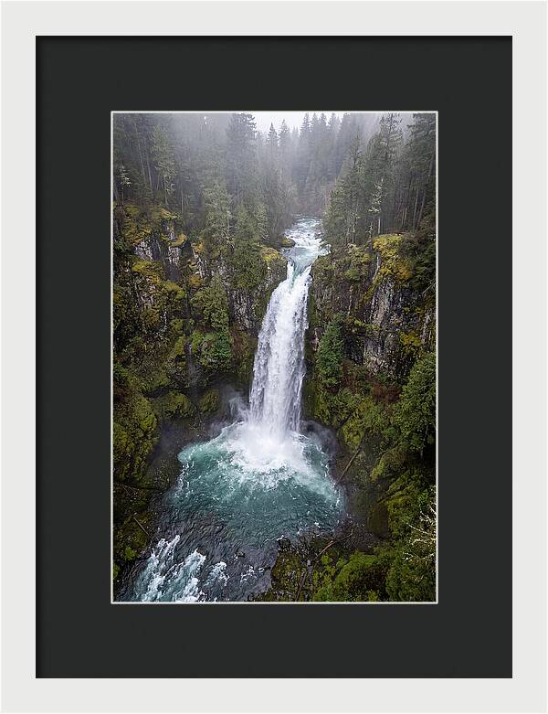 Majestic Waterfall In Nature