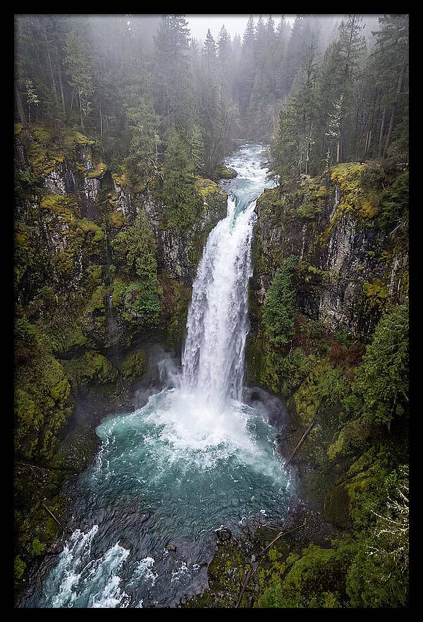 Majestic Waterfall In Nature