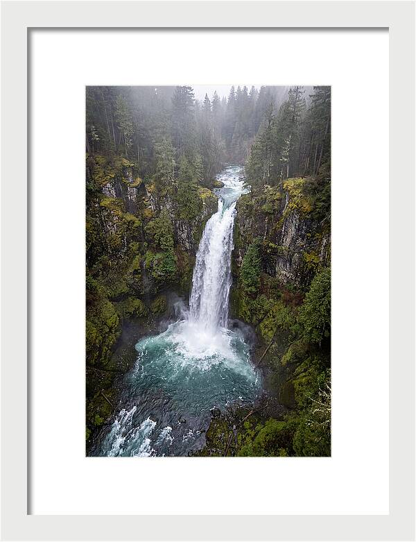 Majestic Waterfall In Nature