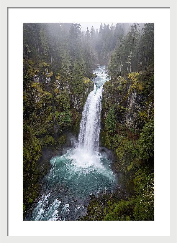 Majestic Waterfall In Nature