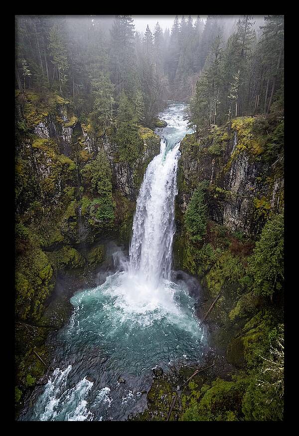Majestic Waterfall In Nature