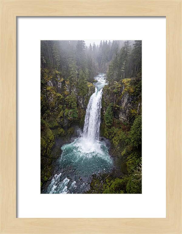 Majestic Waterfall In Nature