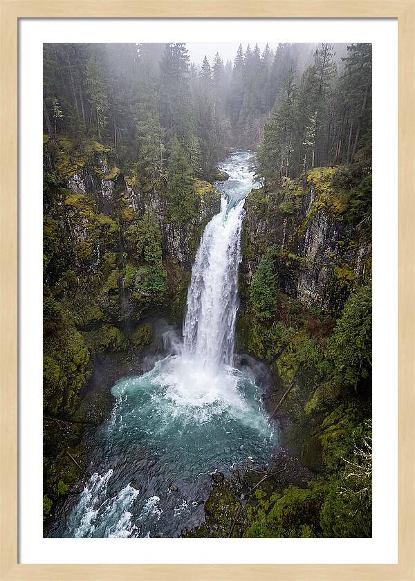 Majestic Waterfall In Nature