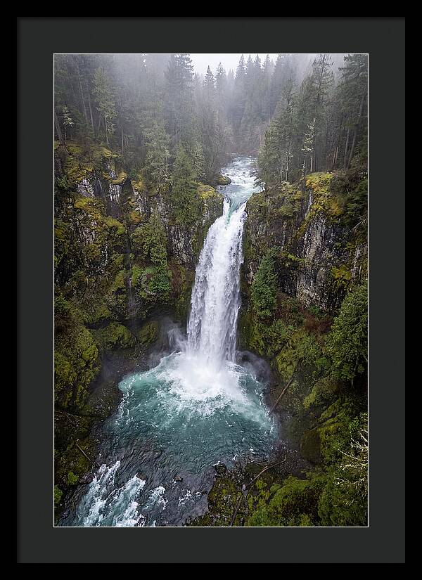 Majestic Waterfall In Nature