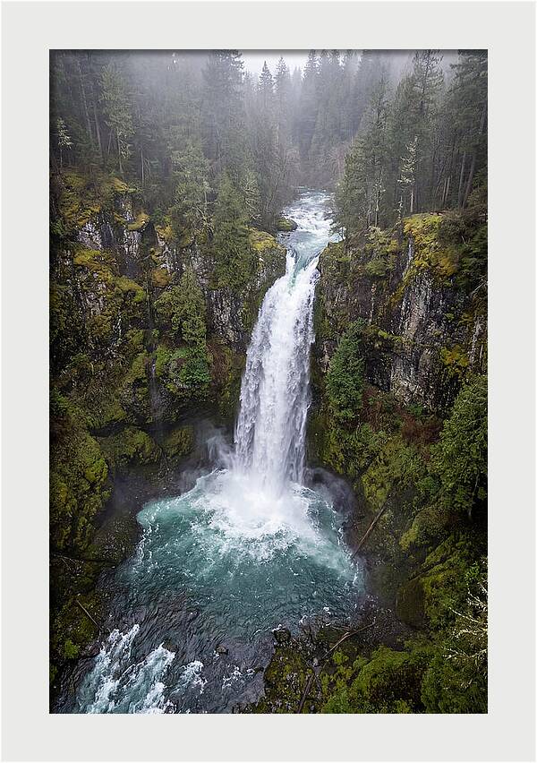 Majestic Waterfall In Nature