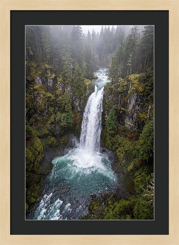 Majestic Waterfall In Nature
