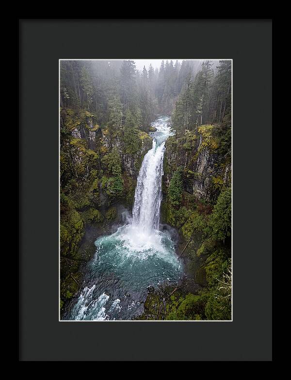Majestic Waterfall In Nature