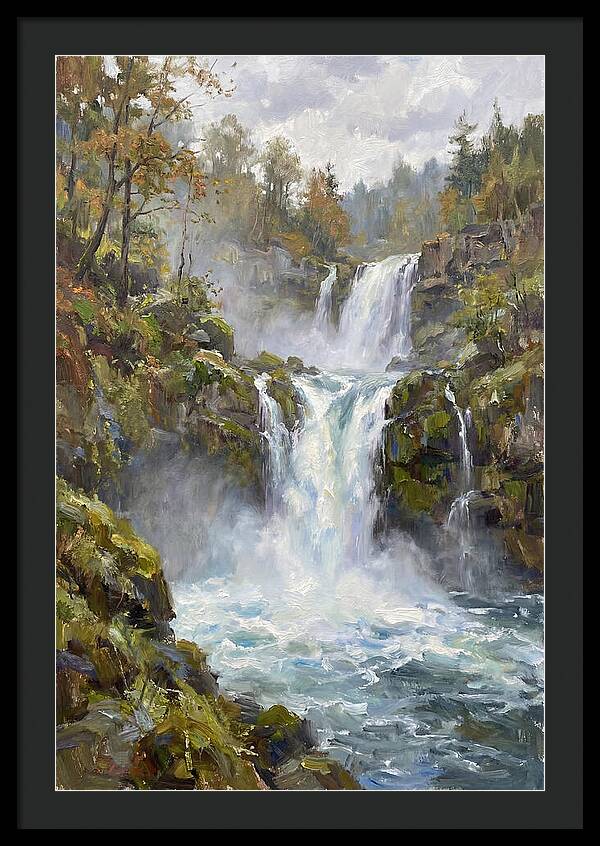 Majestic Waterfalls In Nature