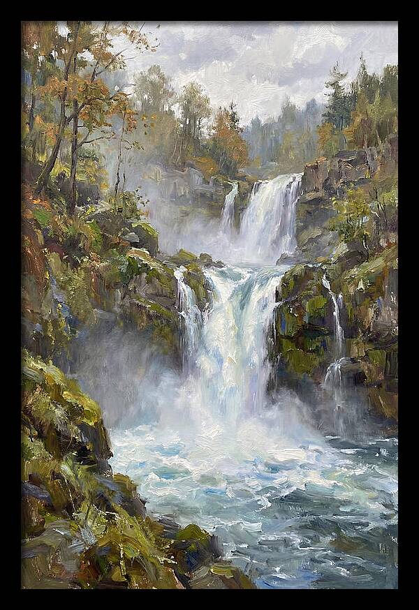 Majestic Waterfalls In Nature