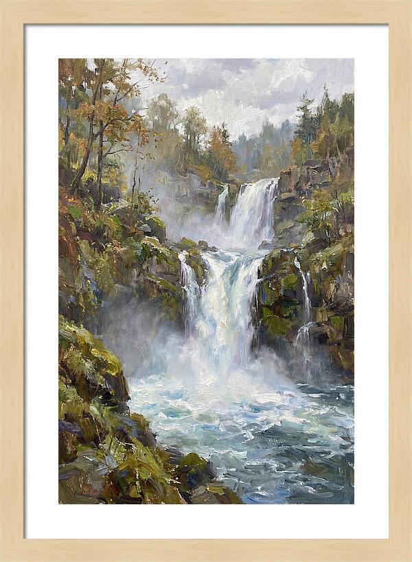 Majestic Waterfalls In Nature