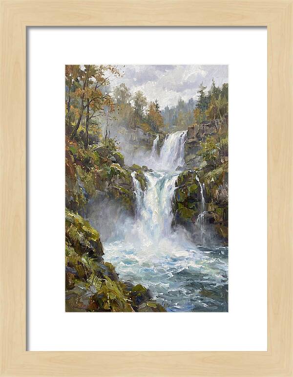 Majestic Waterfalls In Nature