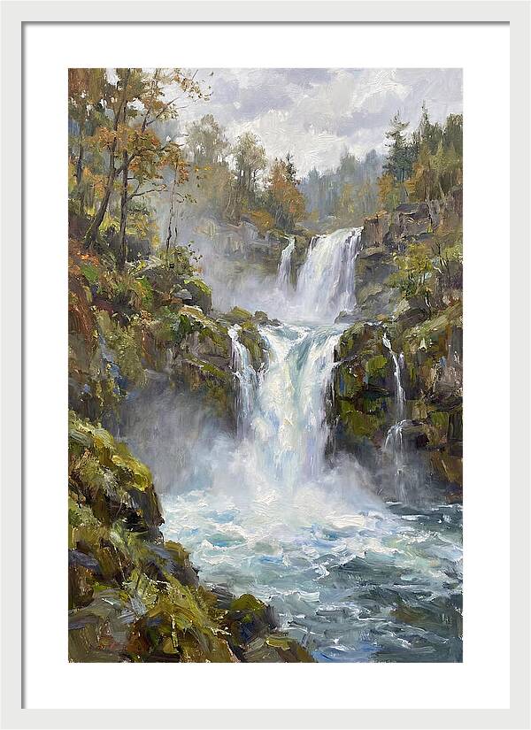 Majestic Waterfalls In Nature