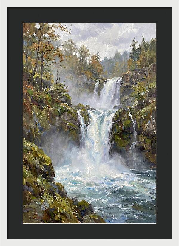 Majestic Waterfalls In Nature