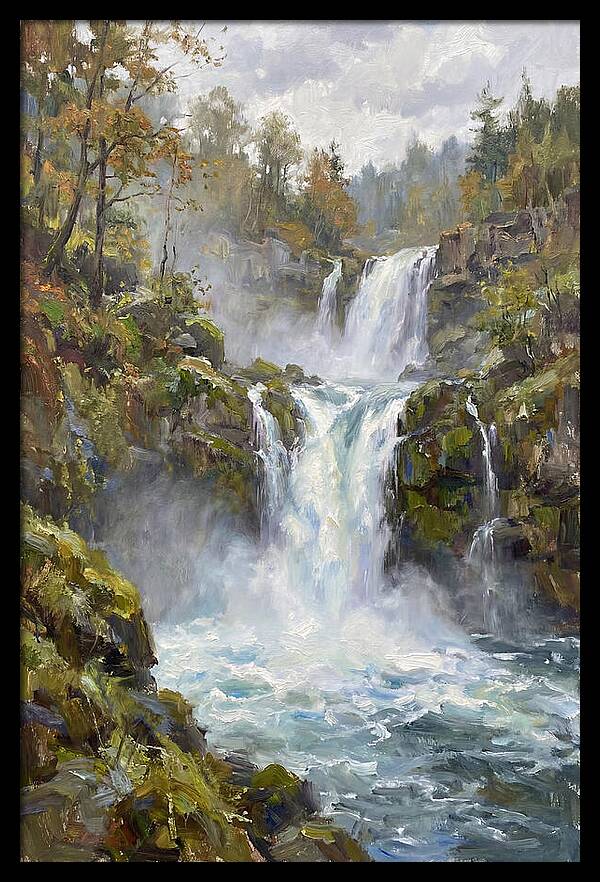 Majestic Waterfalls In Nature