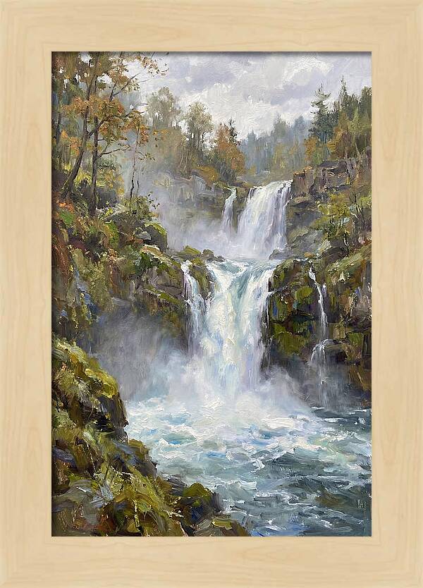 Majestic Waterfalls In Nature