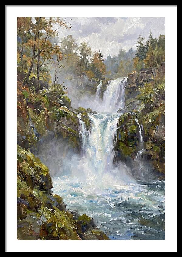 Majestic Waterfalls In Nature