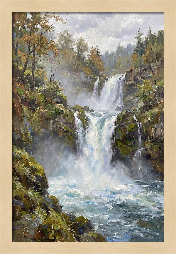 Majestic Waterfalls In Nature