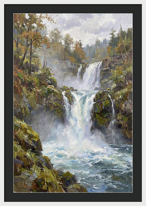 Majestic Waterfalls In Nature