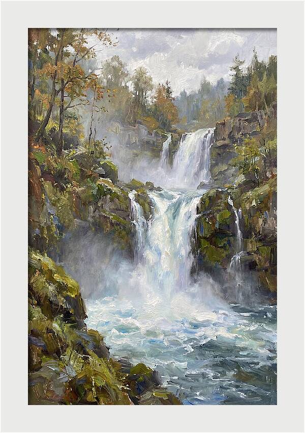 Majestic Waterfalls In Nature