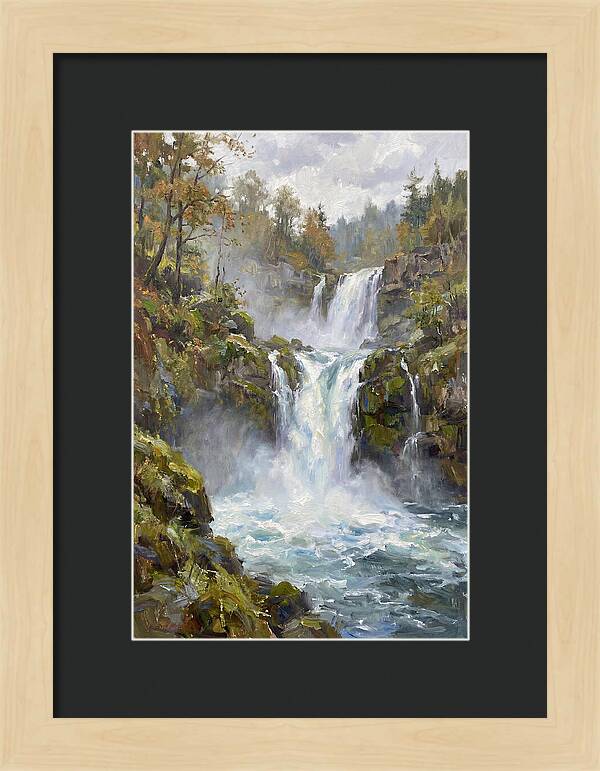 Majestic Waterfalls In Nature