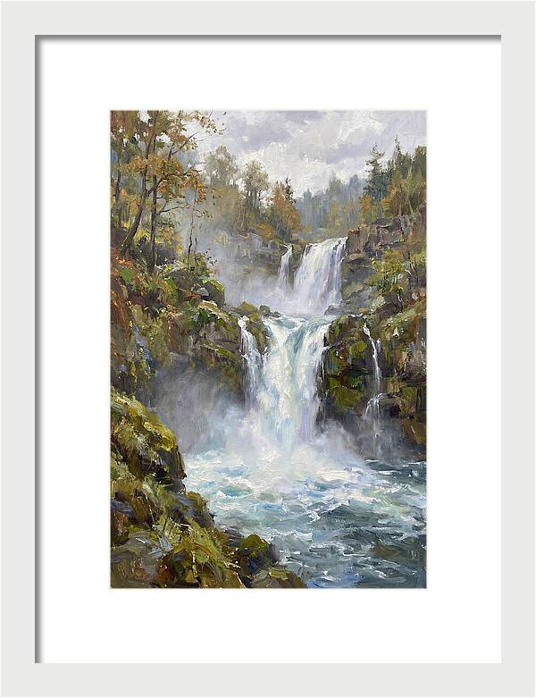 Majestic Waterfalls In Nature