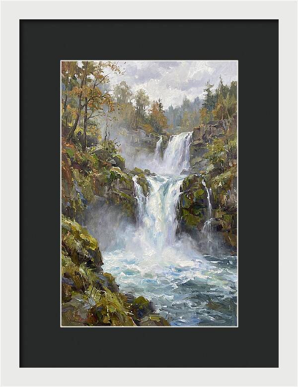Majestic Waterfalls In Nature