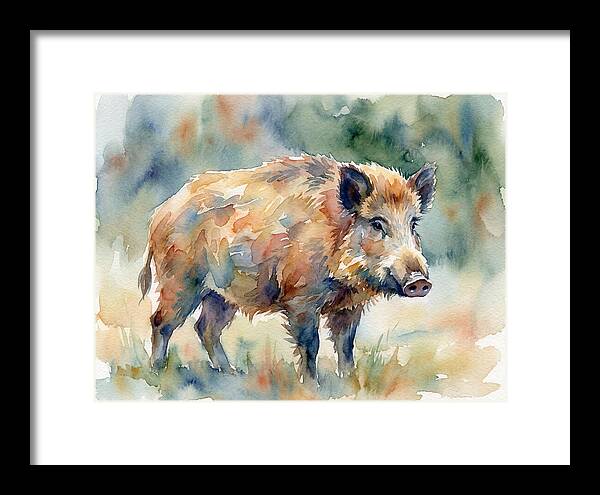 Majestic Wild Boar Portrait