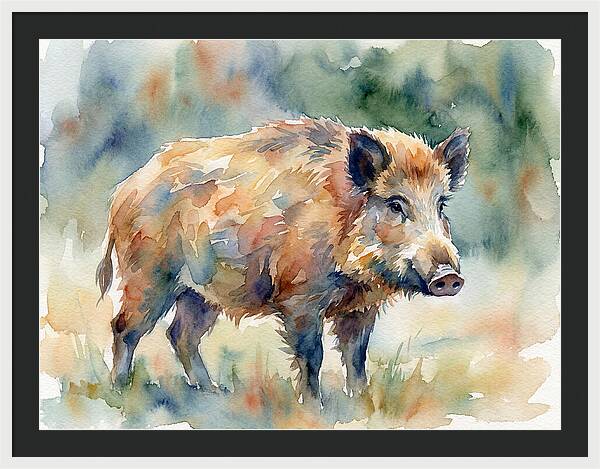 Majestic Wild Boar Portrait