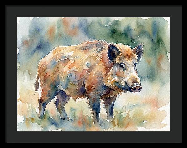 Majestic Wild Boar Portrait