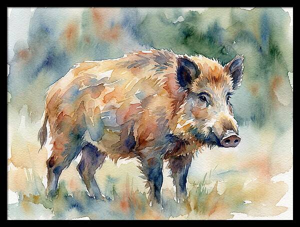 Majestic Wild Boar Portrait