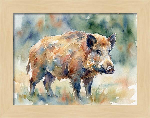 Majestic Wild Boar Portrait