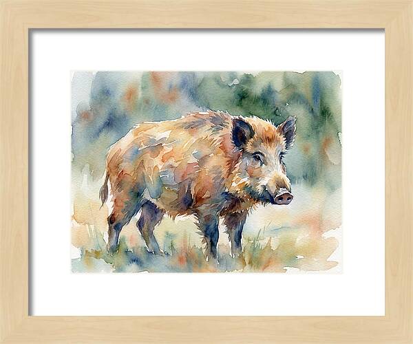 Majestic Wild Boar Portrait