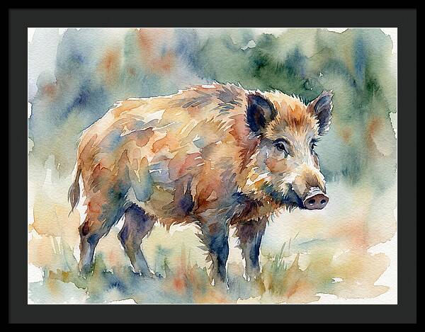 Majestic Wild Boar Portrait