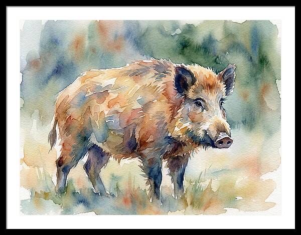 Majestic Wild Boar Portrait