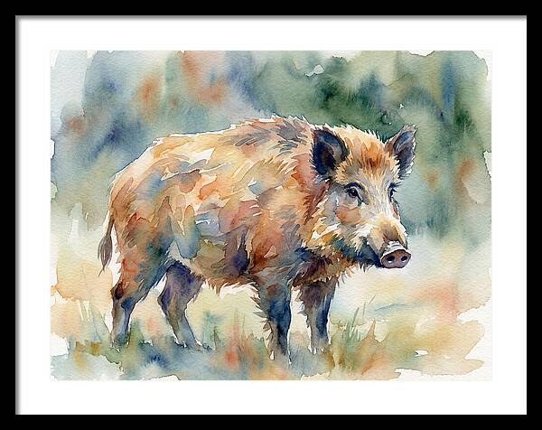 Majestic Wild Boar Portrait