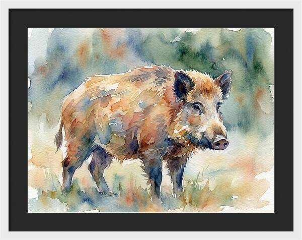 Majestic Wild Boar Portrait