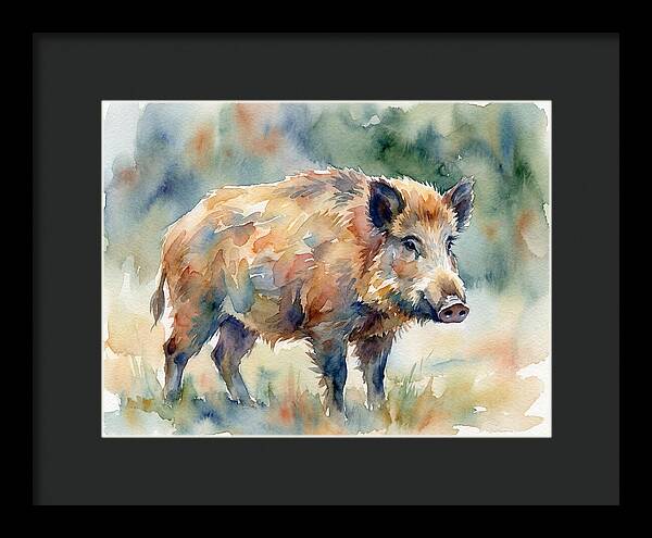 Majestic Wild Boar Portrait