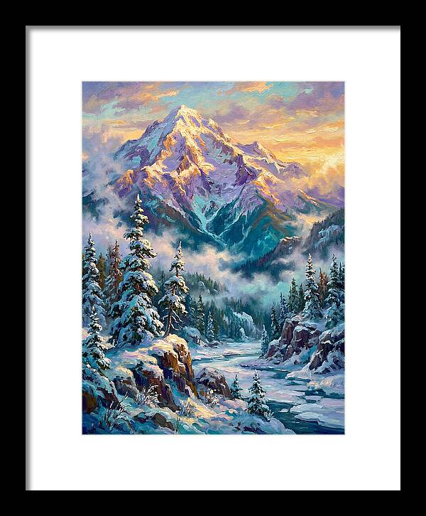 Majestic Winter Peaks