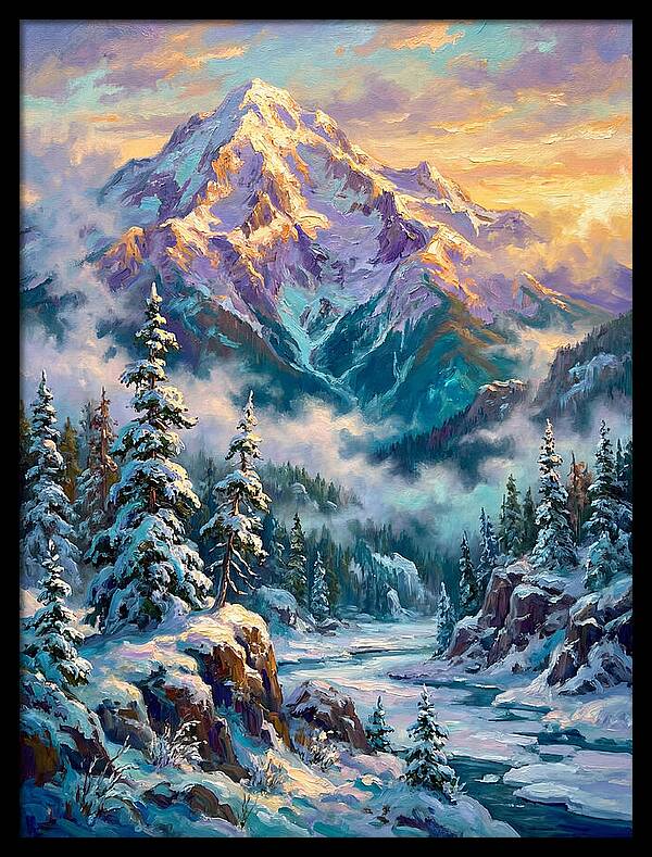 Majestic Winter Peaks