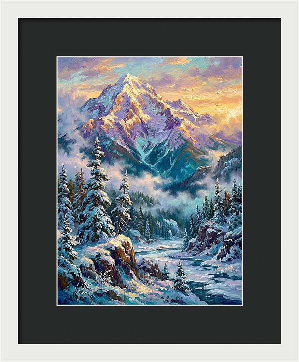 Majestic Winter Peaks