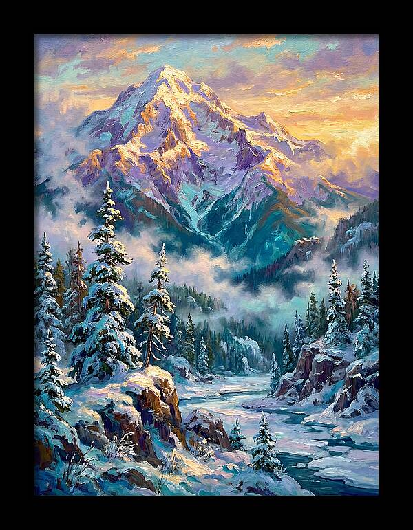Majestic Winter Peaks