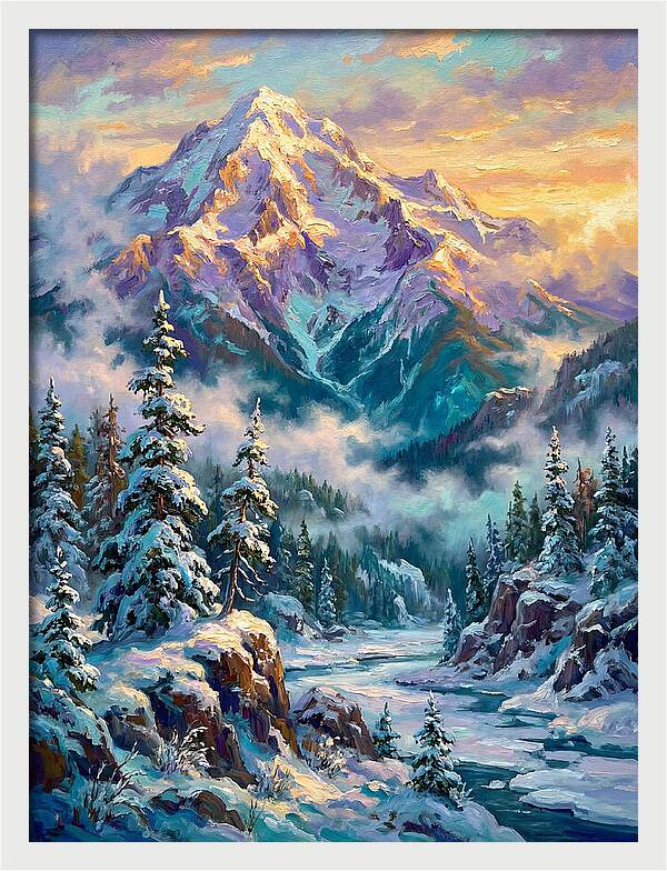 Majestic Winter Peaks