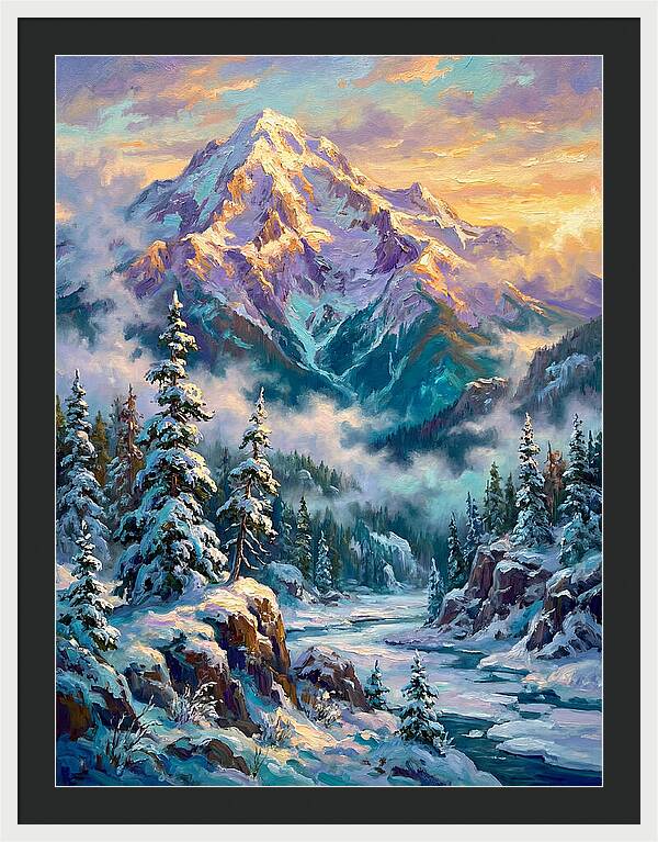 Majestic Winter Peaks