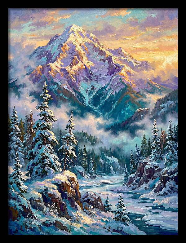 Majestic Winter Peaks