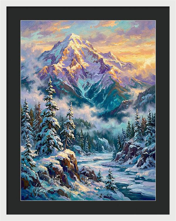 Majestic Winter Peaks
