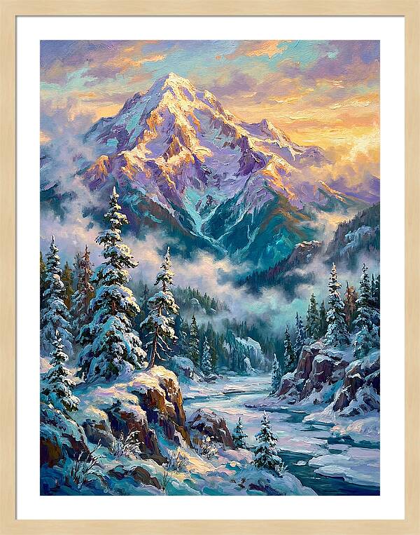 Majestic Winter Peaks